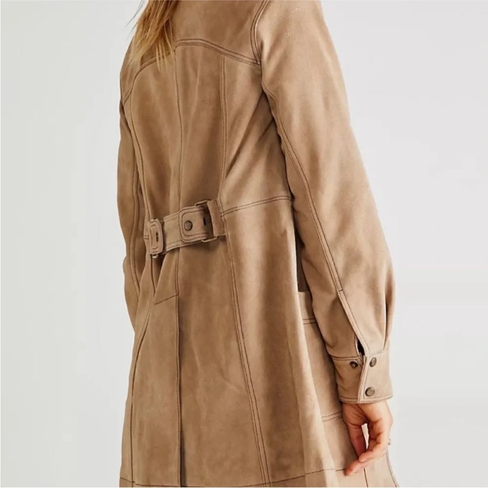 Free People X Understated Leather Lainie Suede Jacket - Picture 5 of 9